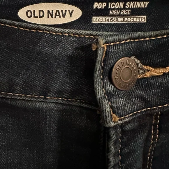 Old Navy Pop Icon High Rise Secret Slim Pockets 12 - Picture 2 of 3
